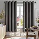Deconovo Thermal Insulated Eyelet Blackout Curtains Room