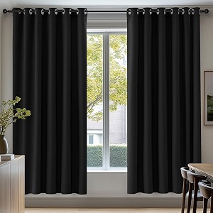 Deconovo Thermal Insulated Wide Black out Curtains