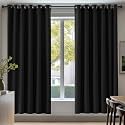 Deconovo Thermal Insulated Wide Black out Curtains