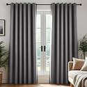 Deconovo Thermal Insulated Wide Grey Curtains 90x72