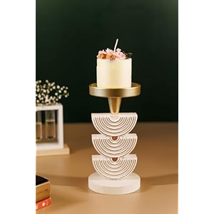 the decor holder candlestick woodencandle standcandles tea light holder for home decor diwali decoration set of 1 candle holder 1