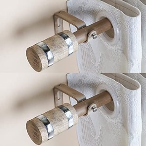 the decor mart 2 pack 2834-4834 adjustable curtain rod for door amp windows with brackets set curtains hanging extendable iron metal pipe holder with mop amp wood blend finial beige 07534 diameter