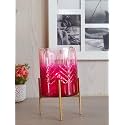 Elegant Gold Metal &amp; Glass T-Light Candle Holder – 5 Tealight Holder Stand for Home Décor, Festive &amp; Wedding Decoration