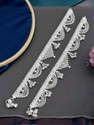 Decorationmanu Beautiful Design Tajmahal Jhalar Anklet Gota Chandi Payal (Pack of 2) Metal Anklet