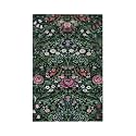 Decorative Blank Wall Plate 1-Gang Vintage Rustic Boho Dark Green Leaf Flower Floral No Device Outlet Covers Retro Farmhosue Country William Morris Botany Style Unused Light Switch Cover Faceplate