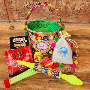 holi herbal color powder herbal gulal holi gift hamper  organic gulal  holi decorations  holi tilak thali holi pichkari holi platter holi tilak thali