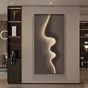 Decorative Electrical Panel Cover, Wall Mounted Flip-Up Meter Switch Box, Breaker Box Cover for Living Room and Home Office