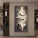 Decorative Electrical Panel Cover, Wall Mounted Flip-Up Meter Switch Box, Breaker Box Cover for Living Room and Home Office