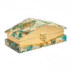 decorative shagun cash gift box for money gaddi jewellery gifting sagan wedding occasion multicoloured set of 1 hut shape color amp design as per availability