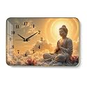 Decorative Wall Clock with Glass Finish for