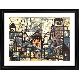 Decoratus City Landscape 1959- Famous Painting by