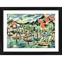Decoratus Harbour Goa 1946- Famous Painting by
