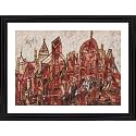Decoratus Red Landscape Mumbai 1963- Famous Painting