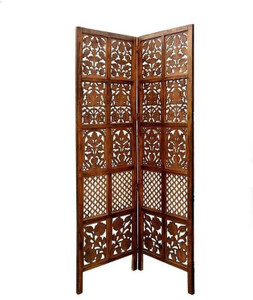 Decorhand Handcrafted 2 Panel Wooden Room Partition