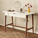 DecorNation Zane Dressing Table MDF Solid Wood