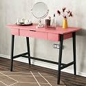 DecorNation Zane Dressing Table MDF Solid Wood