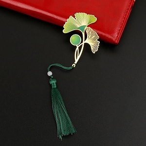 decortwist premium brass bookmarks size 1934 x 2734 pack of 2 handcrafted flower design multicolor bookmark with tassel gift for teachers readers book lovers student friend gifts