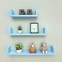 DECORVISTA Wooden Handcrafted Wall Shelf Beautiful Floating