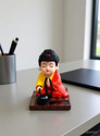 DECOVATE Solar Powered Buddha Bobblehead car office