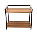 DECOWORLD || Microwave Stand || Metal Microwave Stand for Kitchen Counter|| Double Platform for Extra Storage
