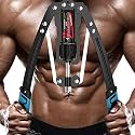 Power Twister Arm Exerciser,Adjustable Hydraulic Pressure 22-440lbs Arm Muscle Training Machine，Arm Enhanced Exercise Strengthener for Men and Women Home Gym Fitness Equipment