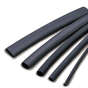 dee five 10 meter heat shrink tubes 1 meter each 1mm 15mm 2mm 3mm 4mm 5mm 6mm 7mm 8mm and 10mm black 10 meter black