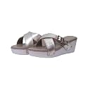 DEEANNE LONDON Women39s Silver Pure Leather Metallic