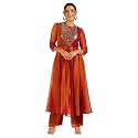 DEEBACO Women39s Ombre Lahariya Georgette Ankle Length