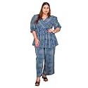 DEEBACO Women39s Tie-Dye Ankle Length Top with