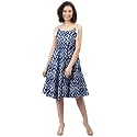DEEBACO Women39s Tie-Dye Rayon Fit and Flare