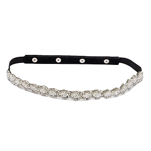deebaco women39s westernethnic one piece embellished lace adjustable elastic stretchable ladies belt for women stylish fancy fashion accessories girl belts button closure black silver gold white