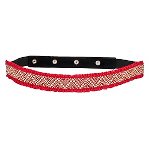 deebaco women39s polyester belt pack of 1 dnbl000025_red
