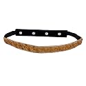 DEEBACO Women's Western/Ethnic One Piece Embellished Lace Adjustable Elastic Stretchable Ladies Belt For Women Stylish Fancy Fashion Accessories Girl Belts Button Closure (Black, Silver, Gold, White)