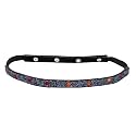 DEEBACO Women's Western/Ethnic One Piece Embellished Lace Adjustable Elastic Stretchable Ladies Belt For Women Stylish Fancy Fashion Accessories Girl Belts Button Closure (Black, Silver, Gold, White)