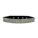 DEEBACO Women's Western/Ethnic One Piece Embellished Lace Adjustable Elastic Stretchable Ladies Belt For Women Stylish Fancy Fashion Accessories Girl Belts Button Closure (Black, Silver, Gold, White)