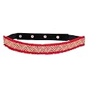 DEEBACO Women's Polyester Belt (Pack of 1) (DNBL000025_Red)