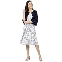 DEEBACO Women Floral Printed Shrug Dress