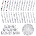 Deekin 72 Pcs Slap Bracelets Color Your Own Faith, Sunday School