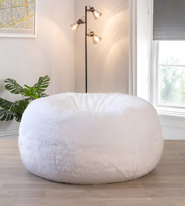 deeku art xxxl bean bag with beans filling premium faux fur bean bag for kids and adults teardrop bean bag  with bean filling