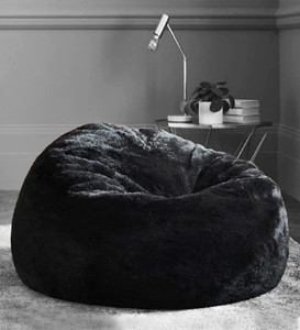 deeku art xxxl fur bean bag with beans filling for kids and adults teardrop bean bag  with bean filling