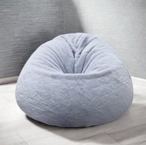 deeku art xxxl soft and premium faux fur bean bag with beans filling for kids and adults teardrop bean bag  with bean filling