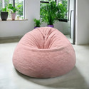 Deeku Art XXXL Soft And Premium Faux Fur bean bag with beans filling for kids and adults Teardrop Bean Bag  With Bean Filling