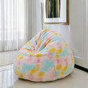 Deeku Art XXXL Soft And Premium Faux Fur bean bag with beans filling for kids and adults Teardrop Bean Bag  With Bean Filling