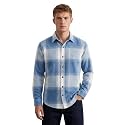 DEELMO Men39s Cotton Blend Printed Checkered Casual
