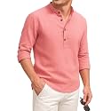 DEELMO Men39s Cotton Blend Solid Regular Fit