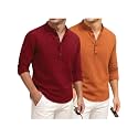 DEEMOON Combo of Men39s Cotton Blend Solid
