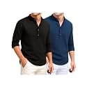 DEEMOON Combo of Men39s Cotton Blend Solid