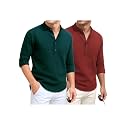 DEEMOON Combo of Men39s Cotton Blend Solid