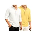 DEEMOON Combo of Men39s Cotton Blend Solid