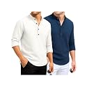DEEMOON Combo of Men39s Cotton Blend Solid